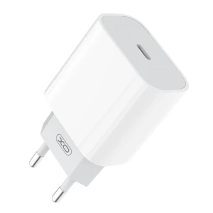 Быстрое зарядное устройство xo l77 pd 20 вт (для iphone 12), европейский стандарт, белое.