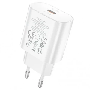 Зарядное устройство hoco n22 jetta pd25w (ес) белого цвета
