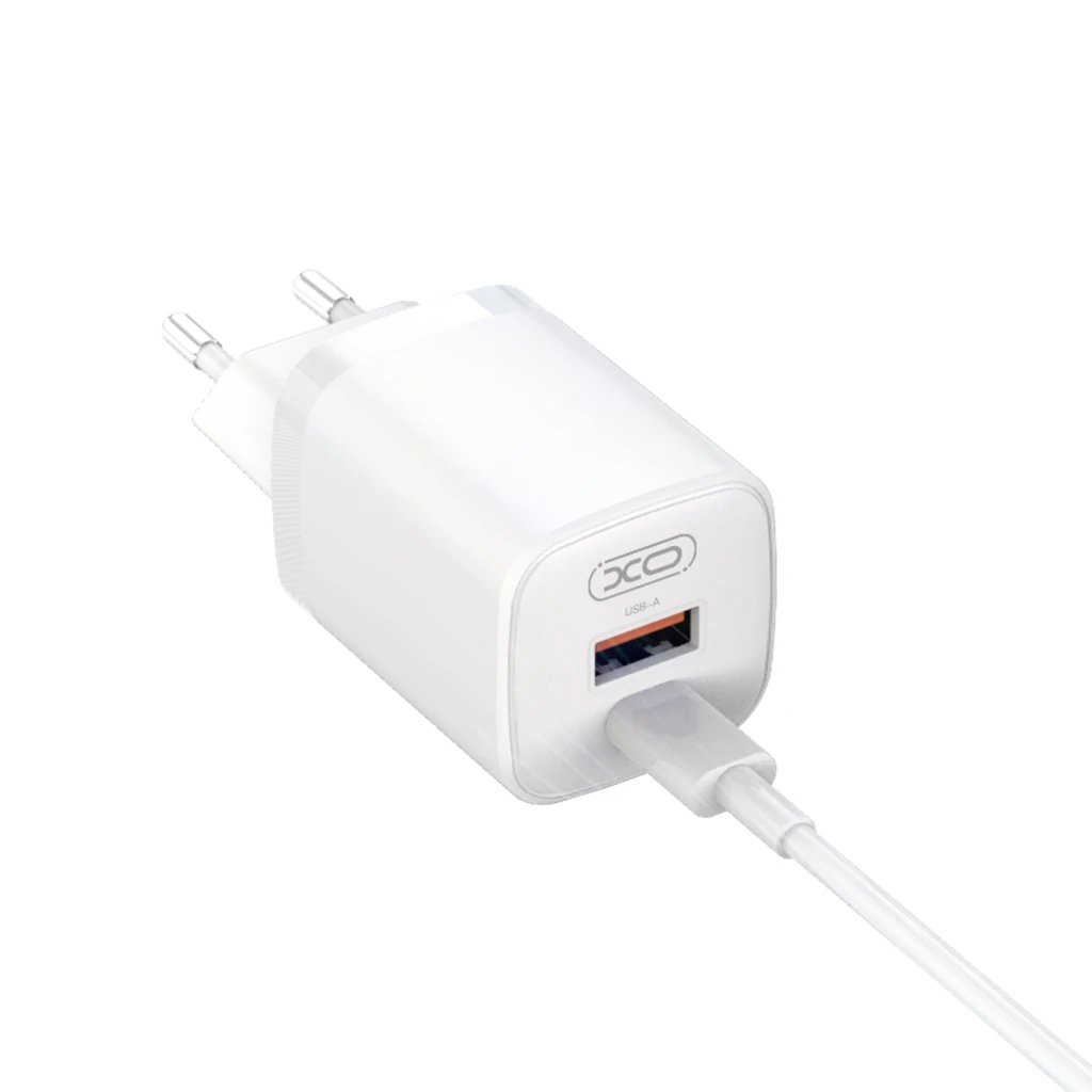 Încărcător rapid xo l96(eu) (pd30w / usb qc18w) alb 2