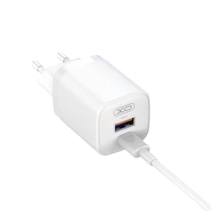 Încărcător rapid xo l96(eu) (pd30w / usb qc18w) alb Thumbnail 2