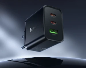 Зарядное устройство hoco n75 grande 65w(2c1a)(ес) чёрное