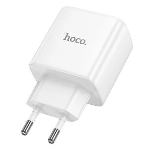 Однопортовое зарядное устройство hoco n83 profit pd40w (ес), белое