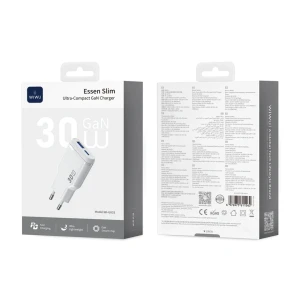 Încărcător wiwu essen slim ultra-compact gan 30w wi-g033 alb Thumbnail 2