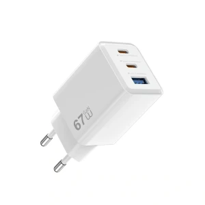 Wiwu cube 67w 2c+a gan быстрое зарядное устройство wi-g026 eu белый