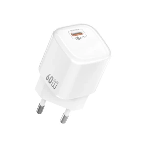 Быстрое зарядное устройство wiwu jelly 60w avs gan wi-g037 eu белого цвета