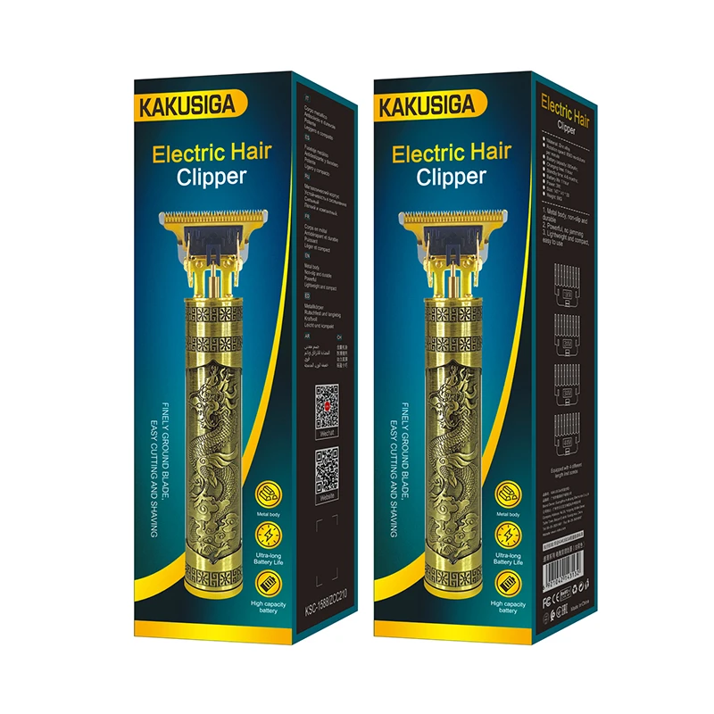 Mașină de tuns electrică kakusiga ksc-1588 seria suqing, bronz 2