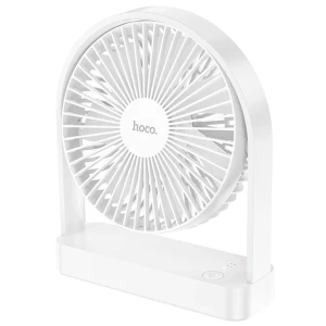 Ventilator de birou ultra-subțire hoco hx65, alb