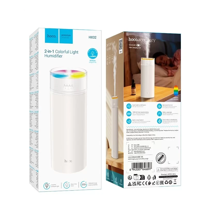 Umidificator cu pulverizare unică hoco hx32 bej 3
