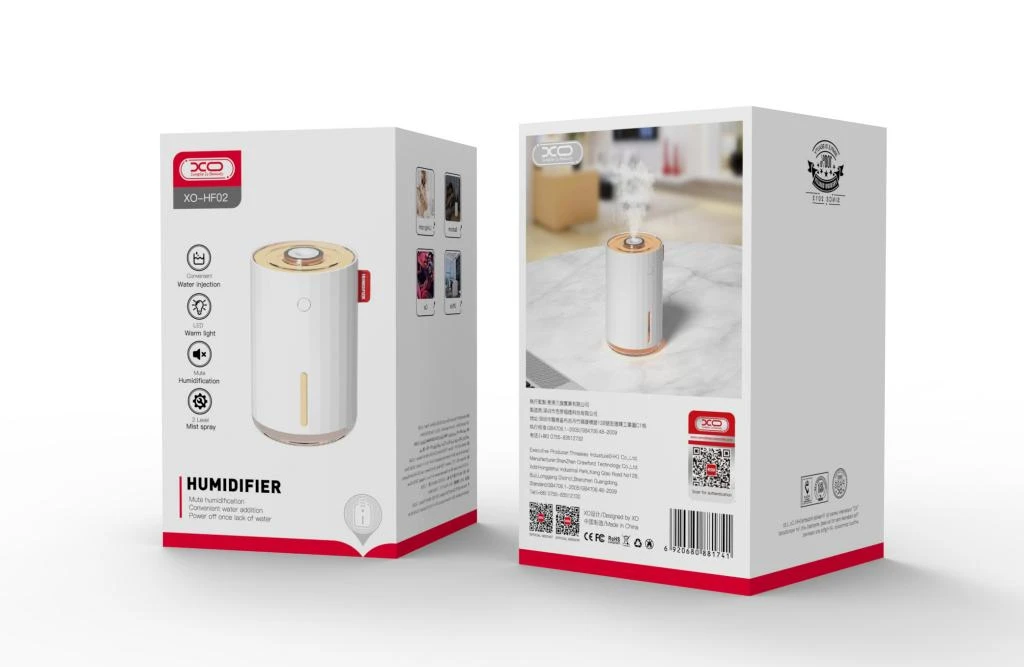 Umidificator xo hf02 280 ml (fără baterie încorporată) alb 3