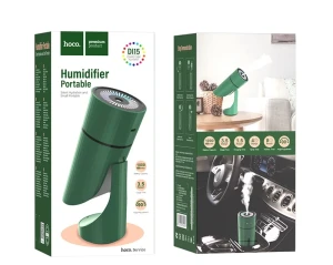 Hoco di15 umidificator portabil cu lumină colorată, verde, peasant Thumbnail 6