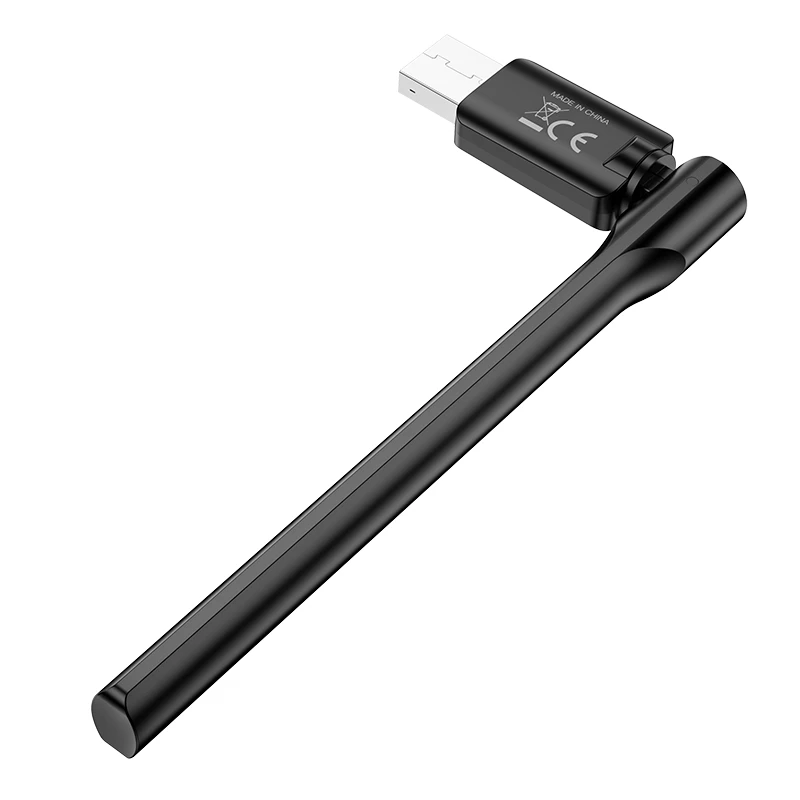 Hoco hi32 wifi4 antenă externă usb placă de rețea wireless neagră 2