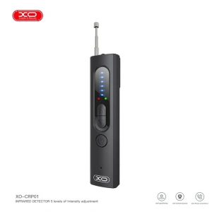 Detector infraroșu xo crp01, detector anti-micșorare/anti-spionaj/anti-localizare, negru