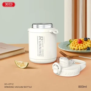 Термокружка xo cf12 kate double drink insulation cup 800 мл, белая Thumbnail 3