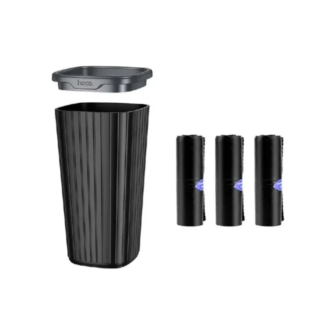 Coș de gunoi auto hoco zp12 flash, negru 3