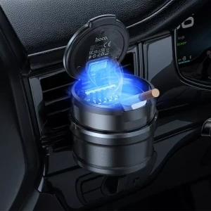 Hoco zp11 delta автомобильная пепельница черная