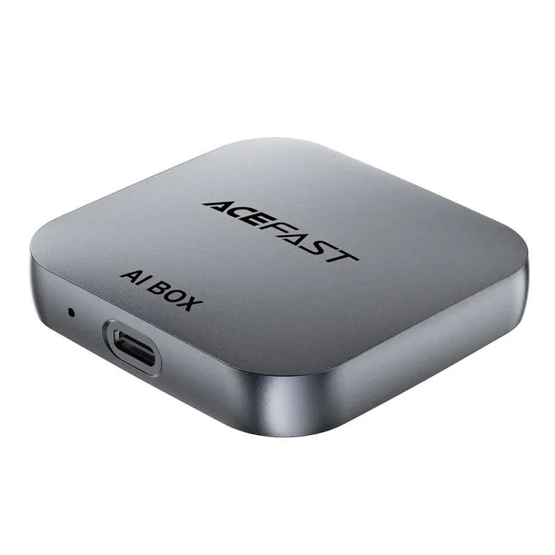 Adaptor wireless acefast qc2 ai box carplay pentru mașină, gri metalizat 2