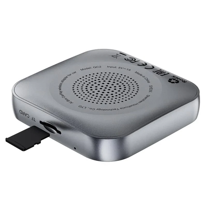 Adaptor wireless acefast qc2 ai box carplay pentru mașină, gri metalizat 3