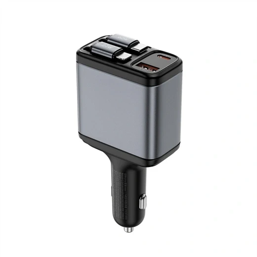 Автомобильное быстрое зарядное устройство wiwu exeed 117w qc+pd wi-qc027 (зарядка от потускнения) 5