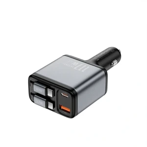 Автомобильное быстрое зарядное устройство wiwu exeed 117w qc+pd wi-qc027 (зарядка от потускнения) Thumbnail 2