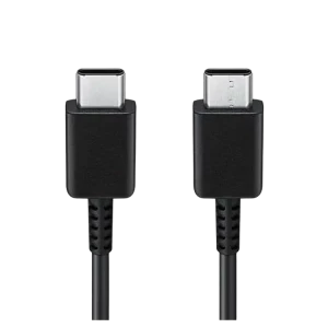 Cablu încărcare și sincronizare Samsung EP-DA705BBRGRU, USB Type-C/USB Type-C, 1m, Negru