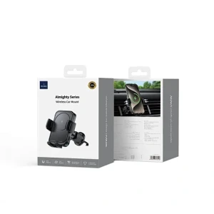 Încărcător auto wireless universal automat wiwu ch-321 negru Thumbnail 4