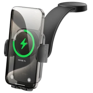 Încărcător auto wireless universal automat wiwu ch-322 negru