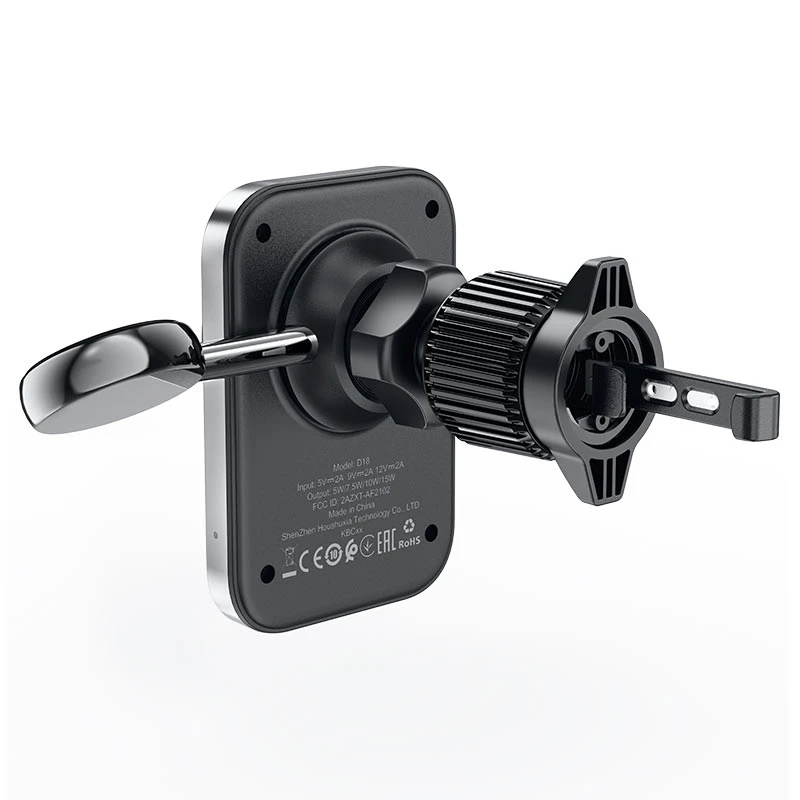 Suport de încărcare wireless magnetic 2 în 1 acefast d18 pentru mașină, negru 4