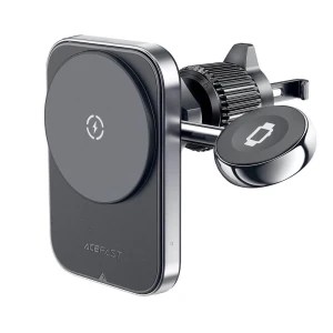Suport de încărcare wireless magnetic 2 în 1 acefast d18 pentru mașină, negru Thumbnail 3