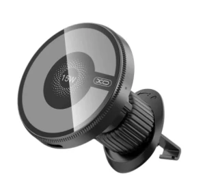 Încărcător wireless xo cx025 magsafe pentru ventilație auto magnetică, 15w, negru Thumbnail 3