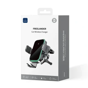 Încărcător auto wireless wiwu freelander ch-313 negru Thumbnail 2