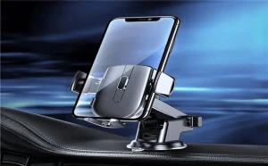 Suport auto wiwu gentleman series pentru telefon de 4-7,2 inch wi-ch054 negru Thumbnail 2