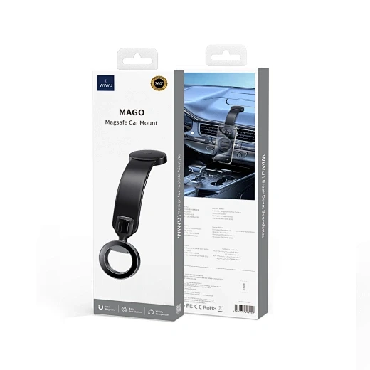 Автомобильное крепление wiwu mago series magsafe wi-ch053, черное. 3