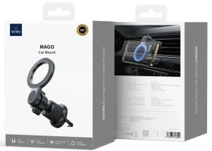 Suport auto wiwu mago series magsafe wi-w051 negru Thumbnail 2