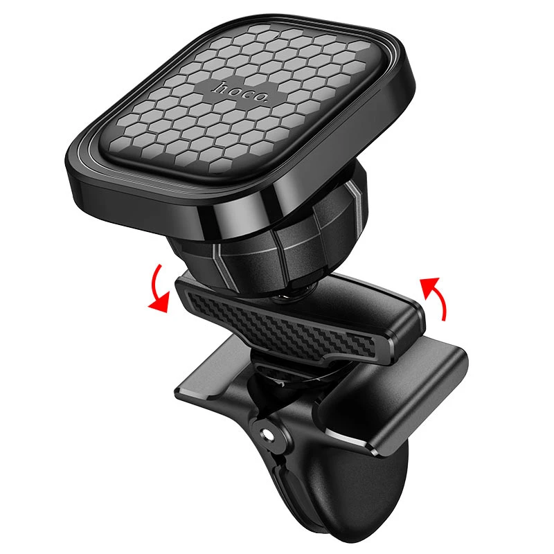 Suport auto magnetic hoco s49 fuerte series pentru priză de aer, negru 4