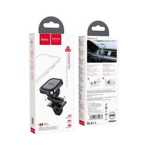 Suport auto magnetic hoco s49 fuerte series pentru priză de aer, negru Thumbnail 6
