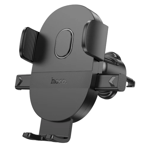 Suport auto hoco h18 mighty cu un singur buton (orificiu de aer) negru 2