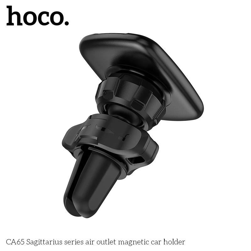 Магнитный автомобильный держатель для воздуховода hoco ca65 серии «стрелец», черный. 5