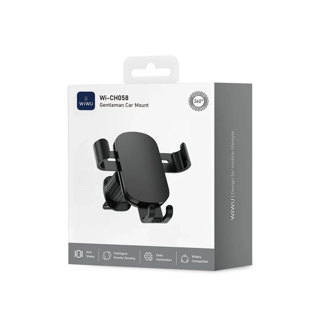 Автомобильное крепление wiwu gentleman wi-ch058, черное. 2