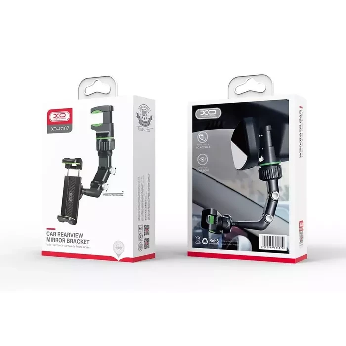 Suport auto retrovizor xo c107, negru 4