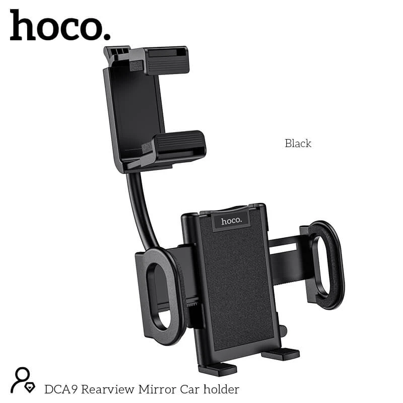 Suport auto hoco dca9 pentru oglinda retrovizoare, negru 4