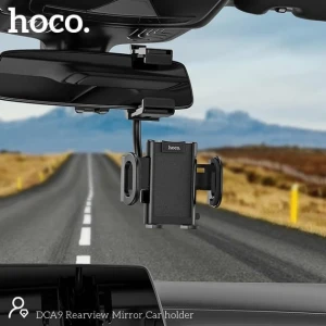 Автомобильный держатель для зеркала заднего вида hoco dca9, черный.