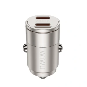 Wiwu nano series 30w — încărcător auto usb-c + usb-c Thumbnail 2