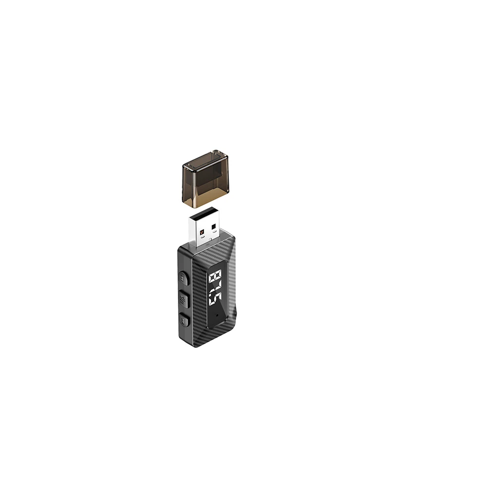 Bluetooth-передатчик xo bcc16 с поддержкой fm-передатчика и поддержкой tf-карты, черный. 2