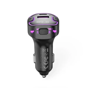 Xo bcc12 интеллектуальный bluetooth mp3+5v3.1a автомобильный атмосферный светильник черный Thumbnail 2