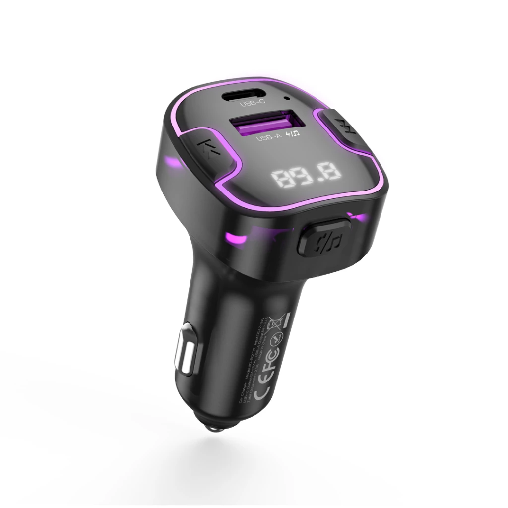 Xo bcc12 интеллектуальный bluetooth mp3+5v3.1a автомобильный атмосферный светильник черный 3
