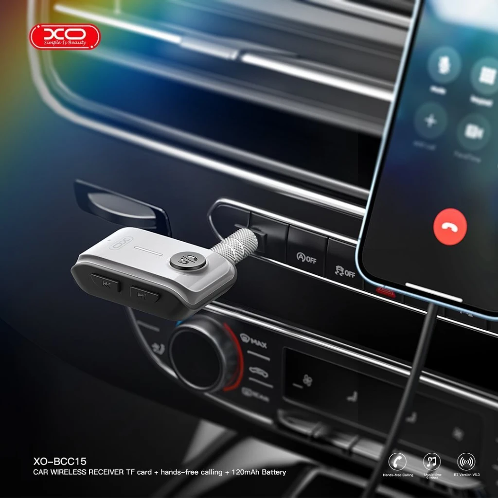 Transmițător bluetooth xo bcc15, suport pentru card tf, deteriorare 5