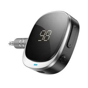 Автомобильный aux bluetooth-ресивер hoco e80 travel, черный Thumbnail 4
