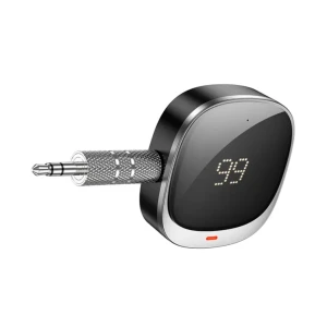 Receptor auto hoco e80 travel aux bt negru