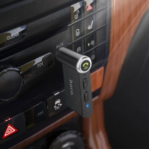 Автомобильный aux bluetooth-ресивер hoco e58 magic music, черный.