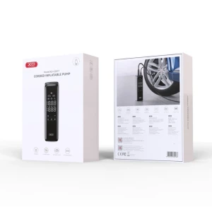 Xo cz017 pompă gonflabilă inteligentă mini cu fir, 22 de cilindri, neagră
